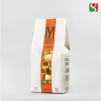 "Rigatoni" HIGH QUALITY durum wheat ITALIAN pasta from best Italian producer: PASTIFICIO AGRICOLO MANCINI, 500 g