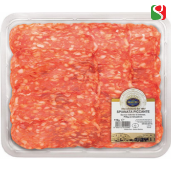 Spicy salame "SPIANATA PICCANTE" sliced- 110g