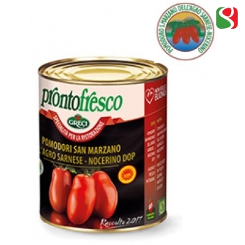 Маленькие Очищенные Помидоры в собственном соку "San Marzano DOP", 800 г