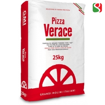 "Pizza Verace" 00 W300 Pitsajahu, tõelise Napoli pitsa eest, 25 kg - pitsade küpsetusaeg: 72 tundi toatemperatuuril