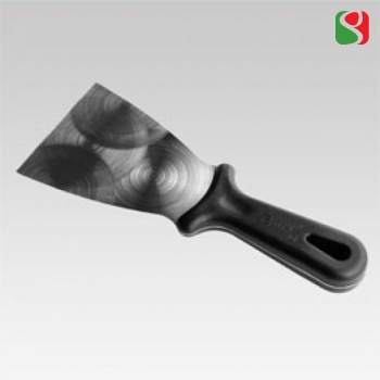 Stainless steel triangular spatula, 10 cm - High Quality for Professionals