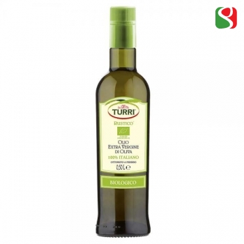 Elegant, Mild, BIOLOGICAL Extra Virgin olive oil, 100% ITALIAN, cold mechanical pressing "RUSTICO" - 500ml