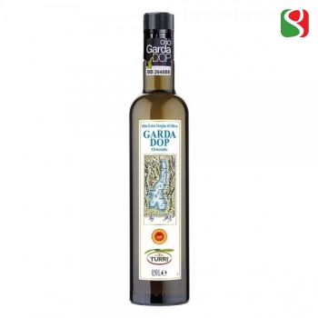 Elegant, Sofisticated, Mild Extra Virgin olive oil, 100% ITALIAN, cold mechanical pressing, VERY low acidity, "DOP Garda Orientale": numbered bottles, limited production - 500ml