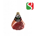 SAN DANIELE HAM BONELESS - The BEST of the BEST!!! The most reworded and sweet Cured ham of Italy in its best expression by VILLANI Salumi Spa. Boneless, vacuumed, around 7,5kg 