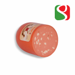 Mortadella Vorst pistaatsiapähklitega, läbimõõt 25 см, umbes 4,9 кg