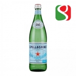 Вода минеральная газированная "San Pellegrino", 750мл, стеклянная бутылка