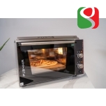 PIZZA Electric Oven - 500° C. 2,8kW + "Pizza Cookie plate" - (inner dimensions 35x40x18 cm) - Net Weight: 25 Kg - Nr pizza: 1 - Pizza cm: 34 Cm