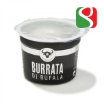Mozzarella “BURRATA” of bufala milk in a 125 gr sealed plastic basket (8 pcs = 1 box) - parim enne:  24/06/2025 - Hoida jahedas +5°/+10° 
