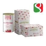 “POLPA CHEF - FINE” High Quality FINELY crushed tomatoes for PIZZA - 5kg + 5kg Aluminum bags  - Certified 100% Italian Tomato Tomato pulp with a creamy and velvety texture. Processed from fresh in season, when the fruits are perfectly ripe (July-September