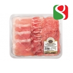 "ANTIPASTO MISTO ITALIANO" Viilutatud Crudo Sink, Coppa di Parma ja Milano Salaami, 120 g