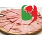 Mortadella Vorst pistaatsiapähklitega, läbimõõt 25 см, umbes 4,9 кg