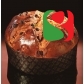 Tall baked Traditional Christmas Cake "Panettone",  high quality craftsmanship, 1 kg