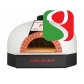 Professional Wood Oven for real pizza NAPOLETANA "Igloo 100", 4/5 pizzas at a time + metal base - oven 150,7 x 150,7 x h.105,4 cm + base 100 x 100 x h.80,7 cm - Net Weight: 1400 Kg